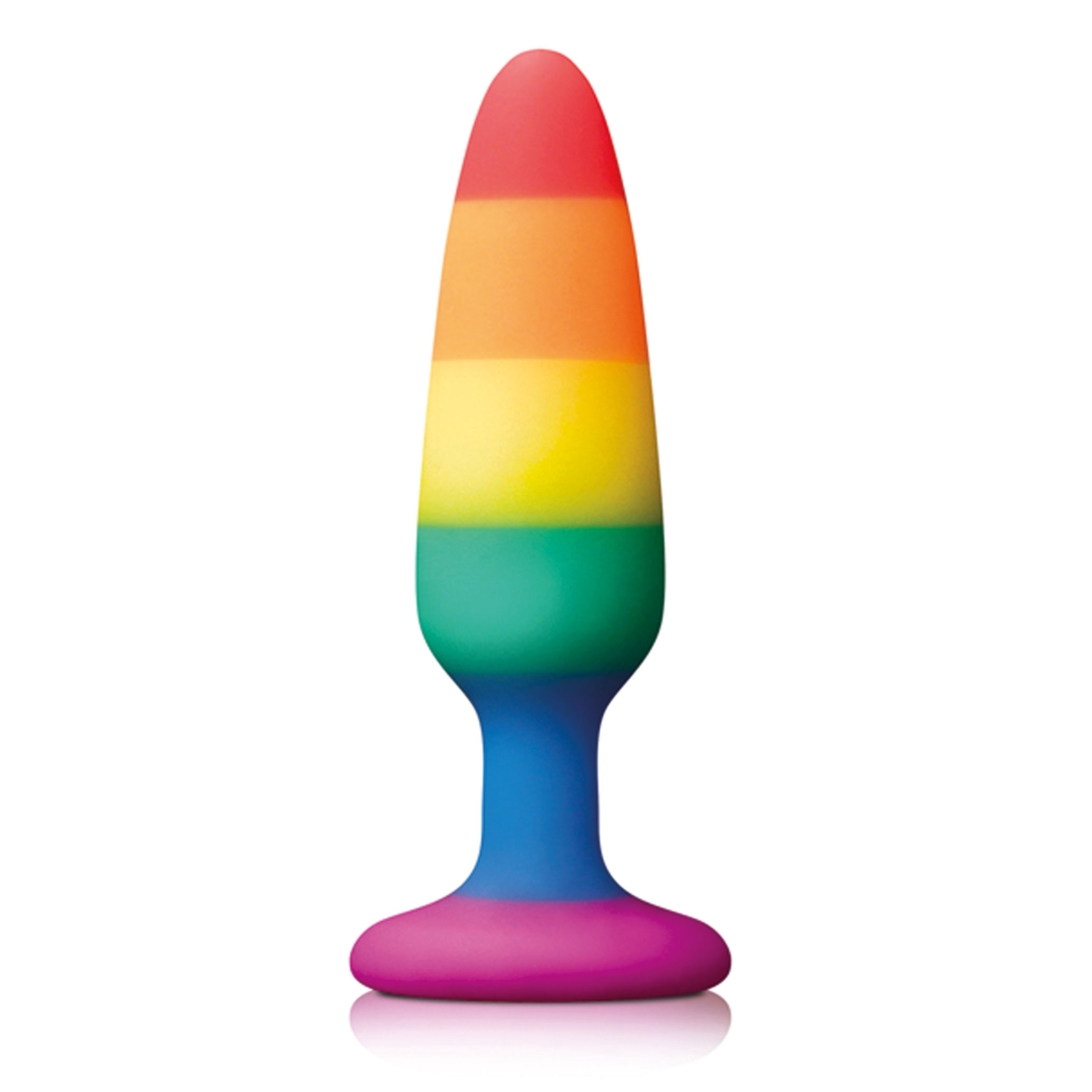 plug en silicone rainbow 10 x 28 cm