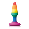 plug en silicone rainbow 8 x 24 cm