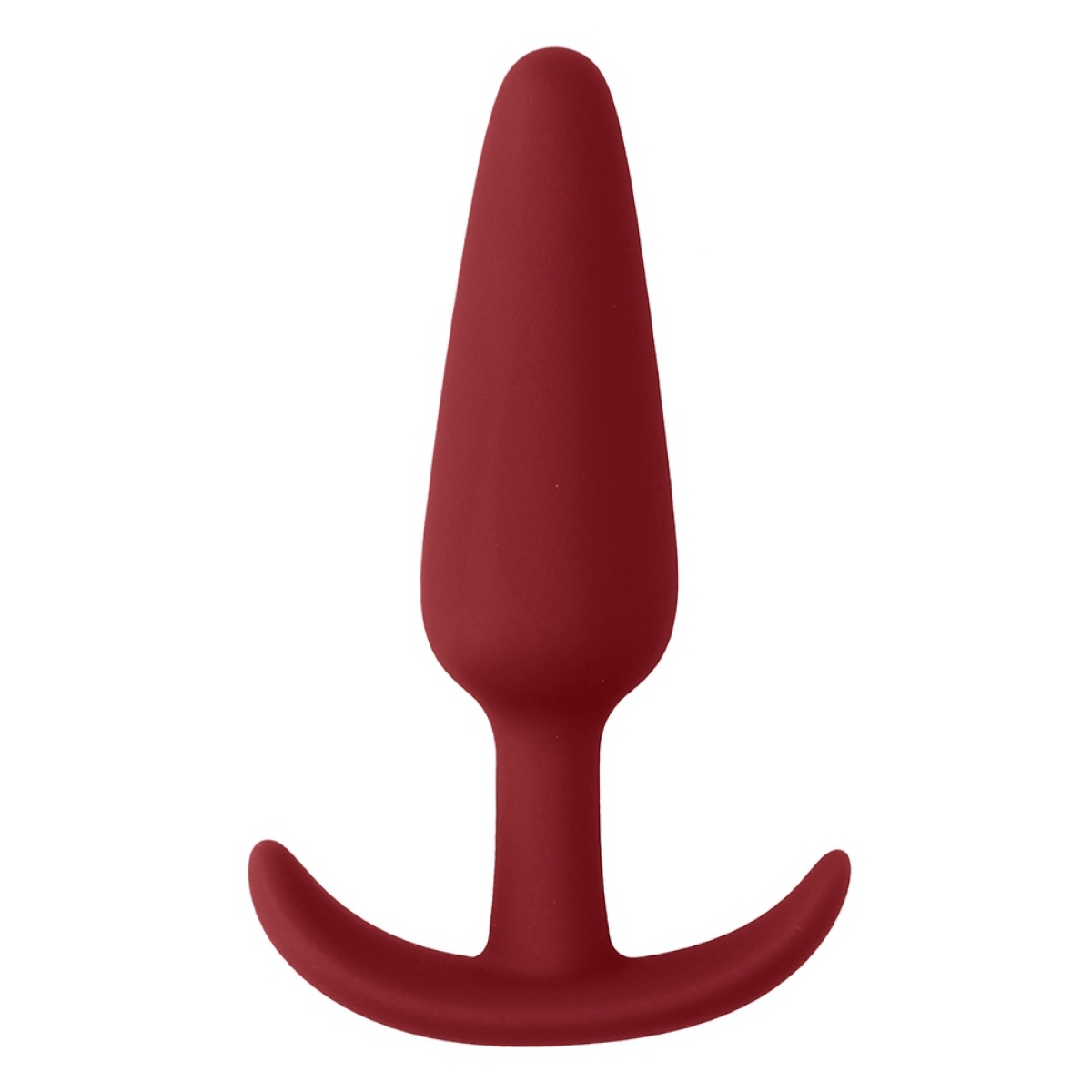 plug en silicone slim butt 75 x 2cm rouge