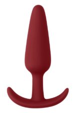 plug en silicone slim butt 75 x 2cm rouge