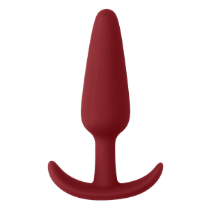 plug en silicone slim butt 75 x 2cm rouge