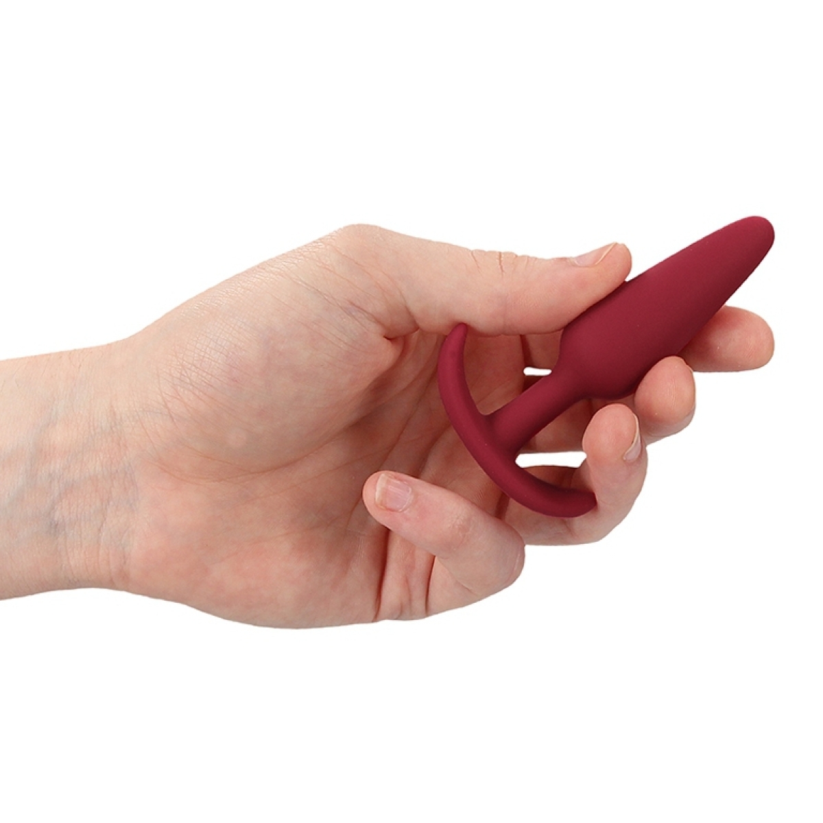 plug en silicone slim butt 75 x 2cm rouge 4