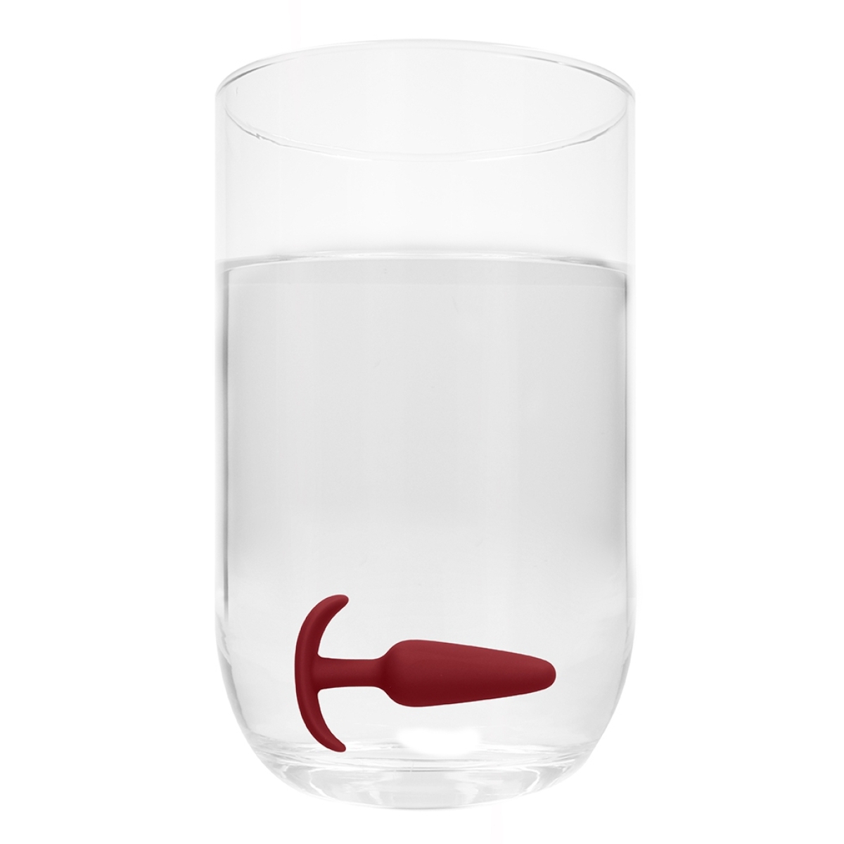 plug en silicone slim butt 75 x 2cm rouge 5