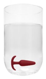 plug en silicone slim butt 75 x 2cm rouge 5