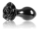 plug en verre crystal rose 7 x 32cm noir