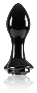 plug en verre crystal rose 7 x 32cm noir 2
