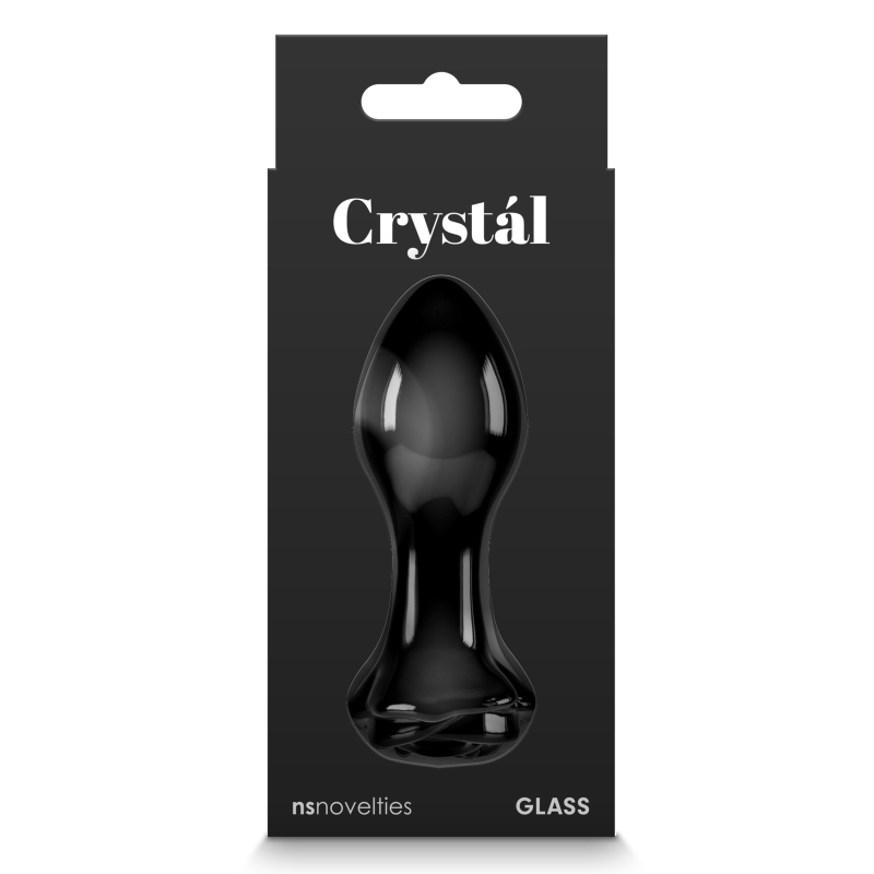 plug en verre crystal rose 7 x 32cm noir 3
