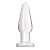 plug en verre crystal tapered m 85 x 29cm