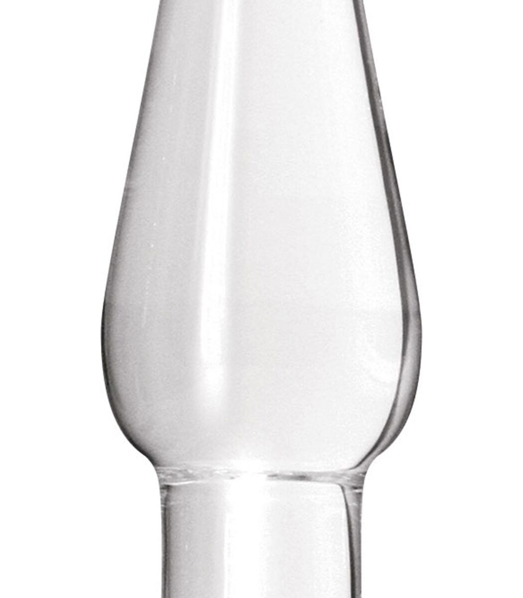 plug en verre crystal tapered m 85 x 29cm