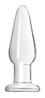 plug en verre crystal tapered m 85 x 29cm