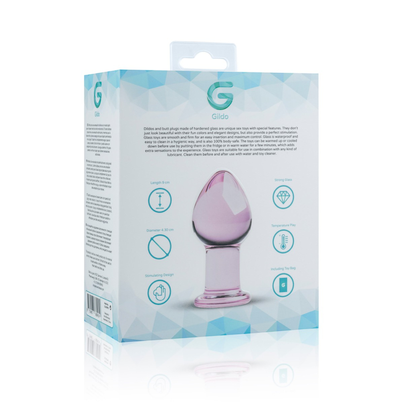 plug en verre n 26 9 x 43 cm 10