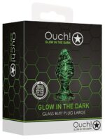plug en verre phosphorescent butt glow l 8 x 4cm 2