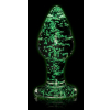 plug en verre phosphorescent butt glow l 8 x 4cm 3