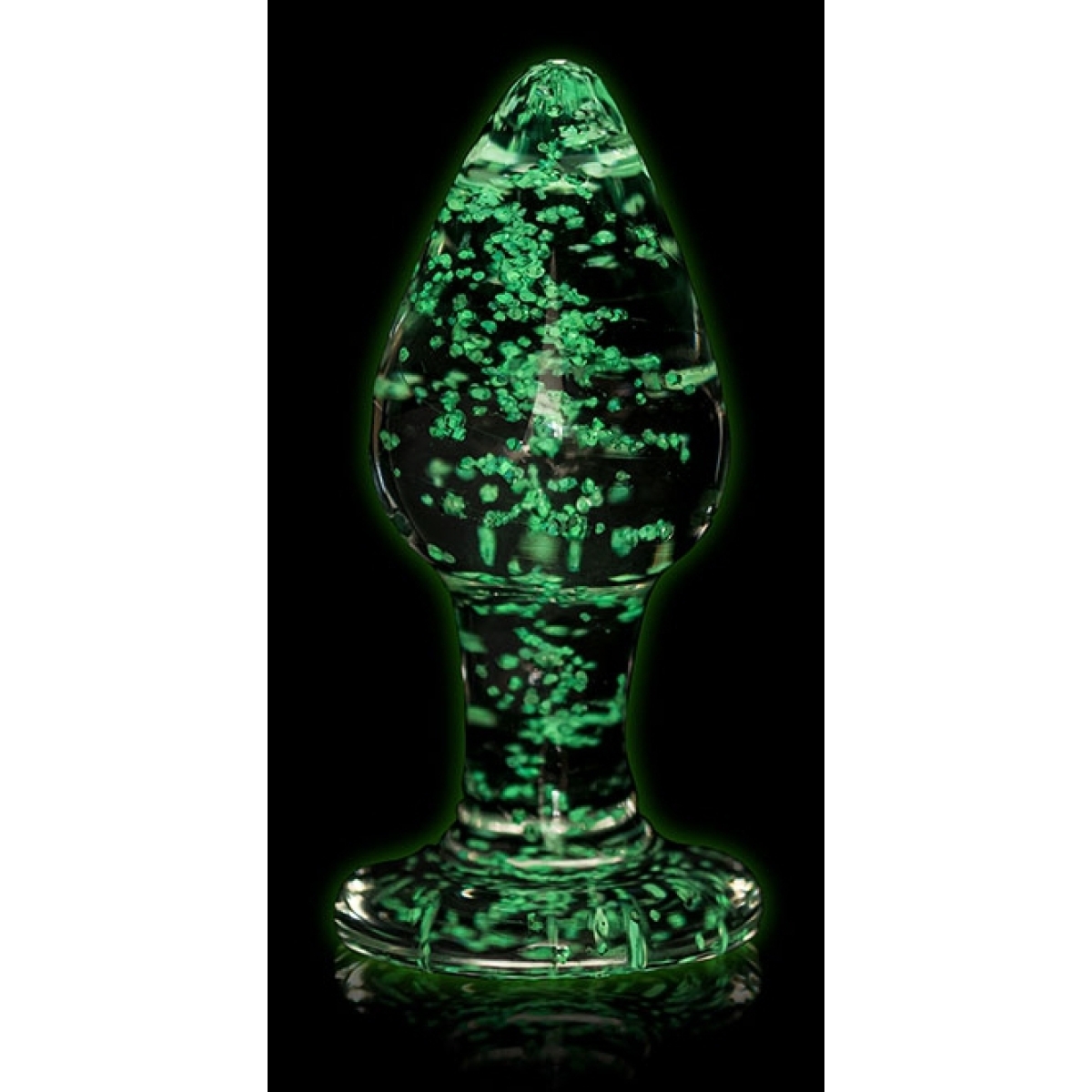 plug en verre phosphorescent butt glow l 8 x 4cm 3