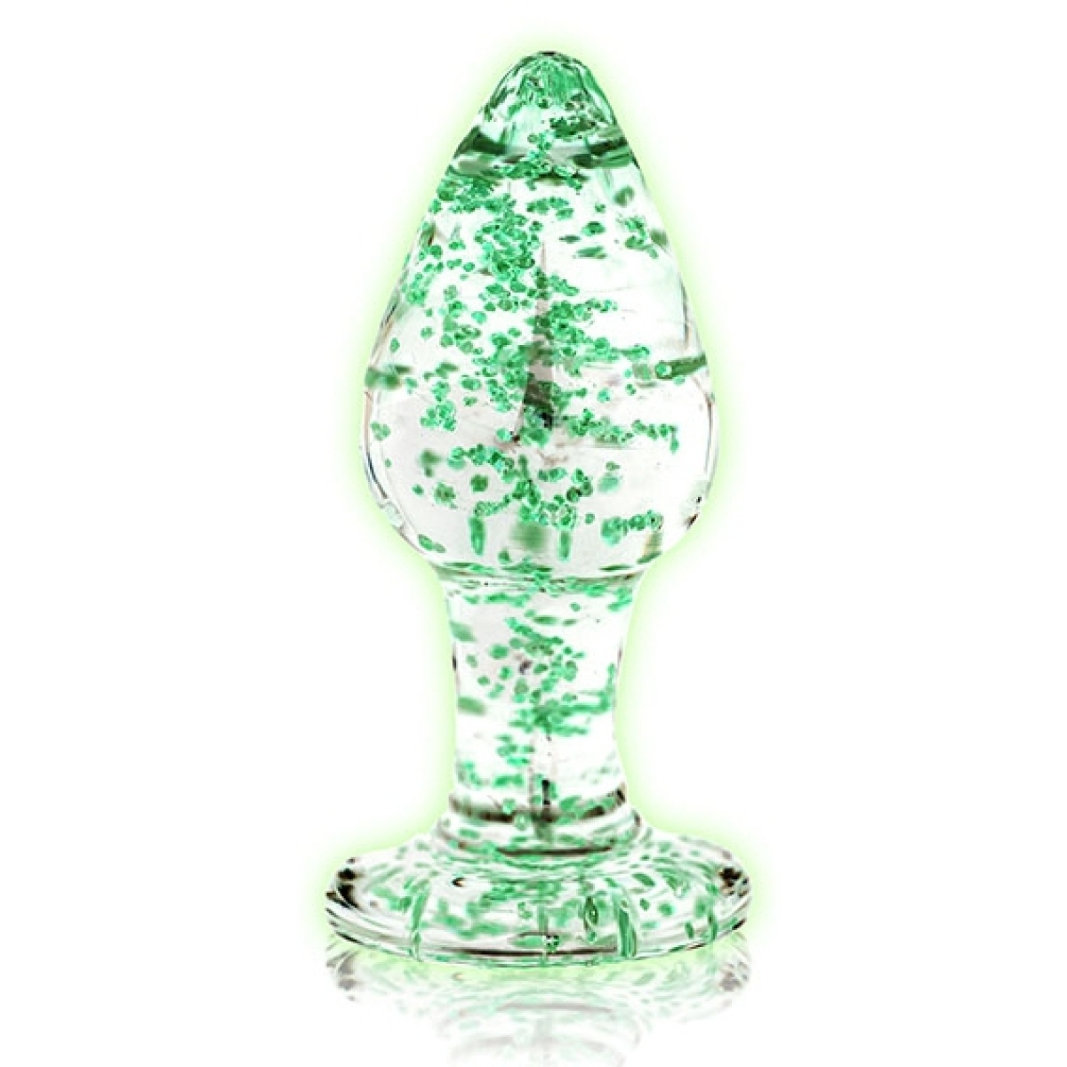 plug en verre phosphorescent butt glow m 7 x 32cm 1