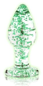 plug en verre phosphorescent butt glow m 7 x 32cm 1
