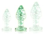 plug en verre phosphorescent butt glow m 7 x 32cm