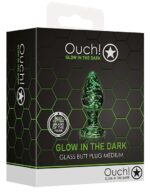 plug en verre phosphorescent butt glow m 7 x 32cm 2