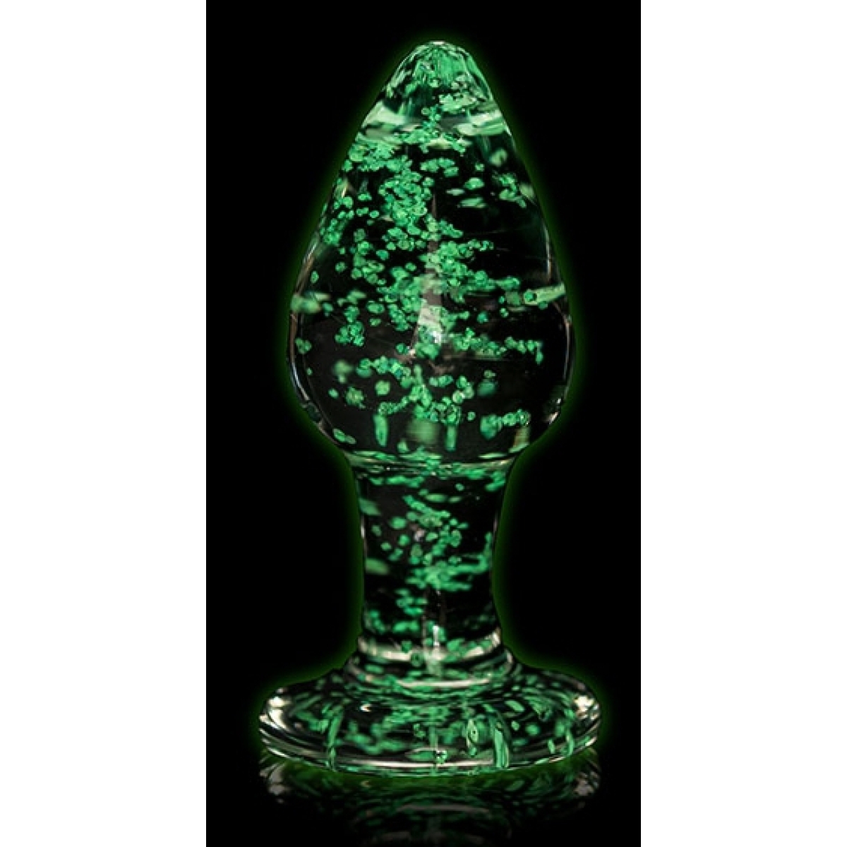 plug en verre phosphorescent butt glow m 7 x 32cm 3