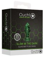 plug en verre phosphorescent butt glow s 6 x 27cm 2
