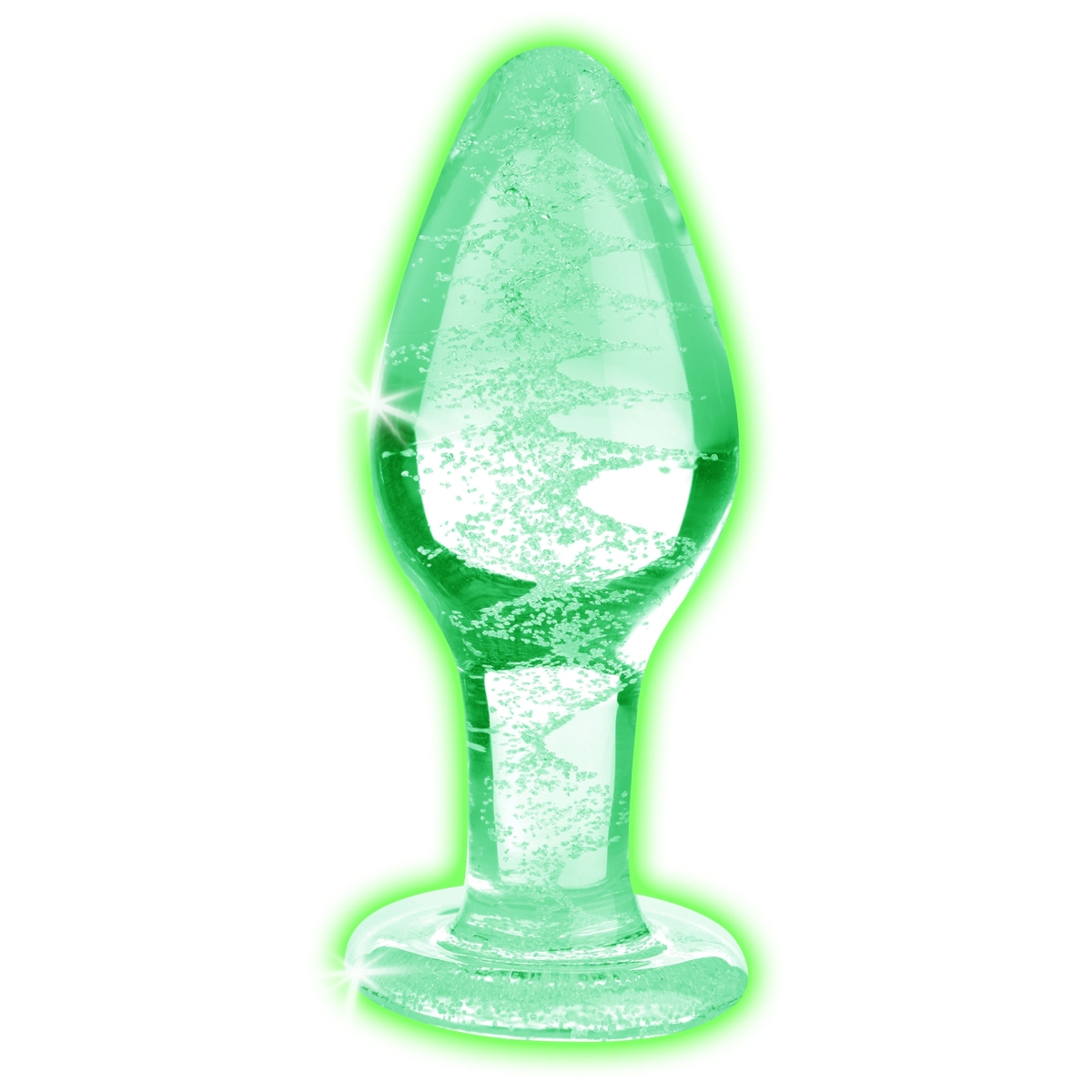 plug en verre phosphorescent glow l 95 x 4cm