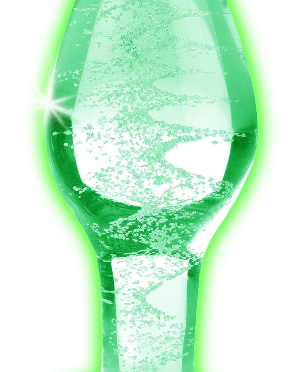 plug en verre phosphorescent glow l 95 x 4cm