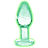 plug en verre phosphorescent glow s 7 x 28cm