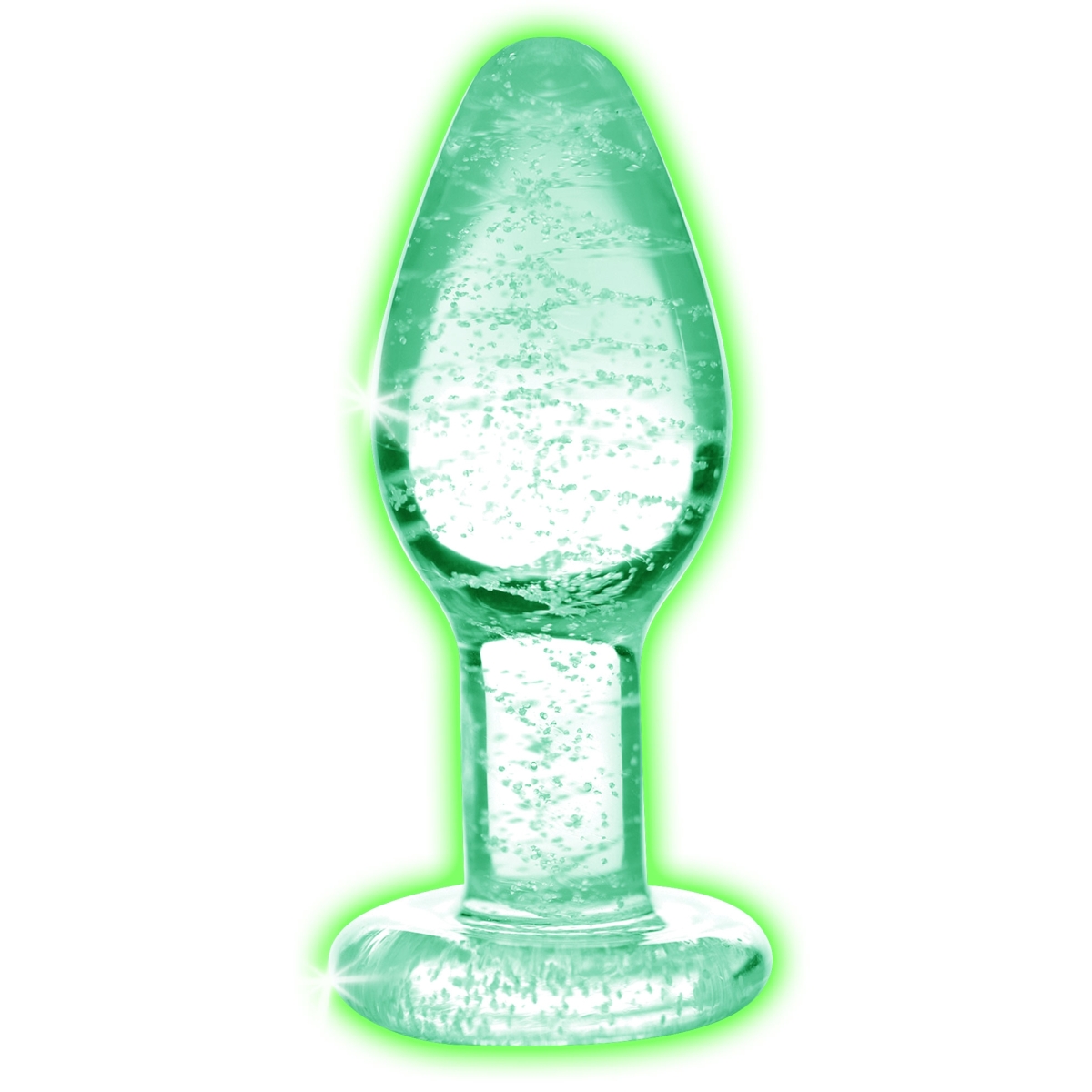 plug en verre phosphorescent glow s 7 x 28cm