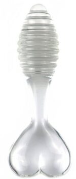 plug en verre raket 9 x 3 cm