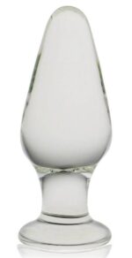 plug en verre romance transparent 95 x 38cm