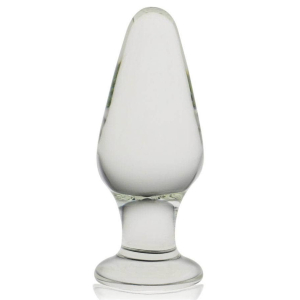 plug en verre romance transparent 95 x 38cm