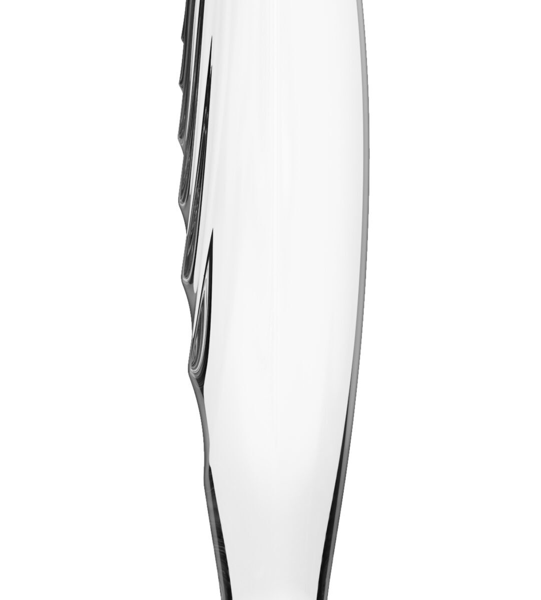 plug en verre sparkling crystal 16 x 35cm transparent scaled