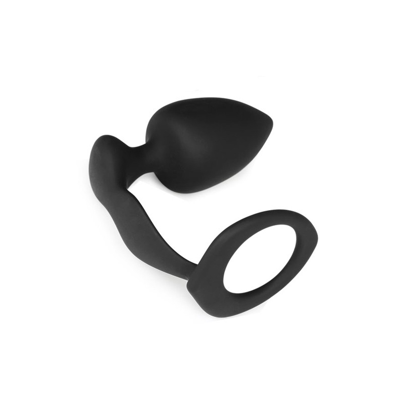 plug et cockring silicone 8cm 1