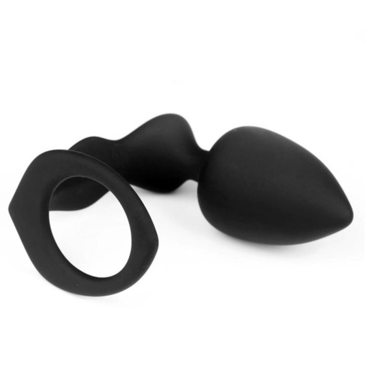 plug et cockring silicone 8cm 2