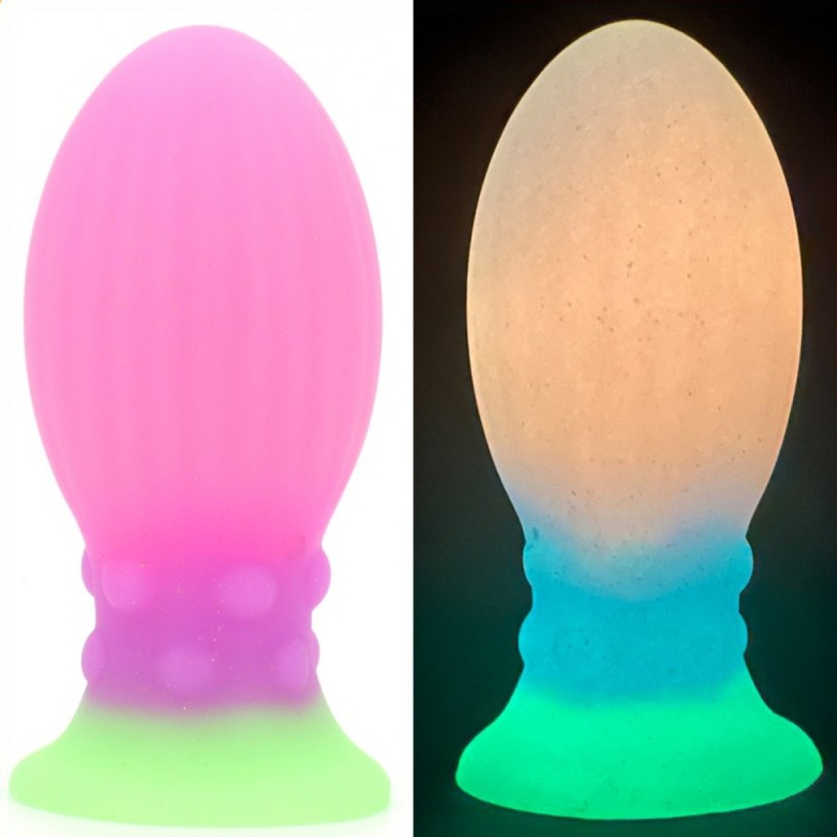 plug fantasy phosphorescent lumy egg 16 x 8cm 5