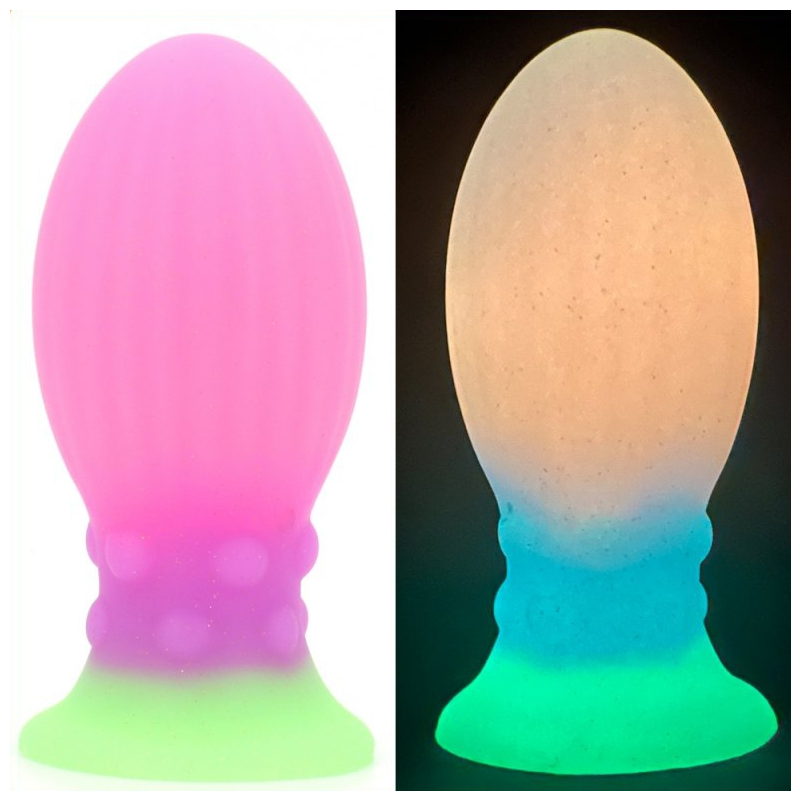 plug fantasy phosphorescent lumy egg 16 x 8cm 5