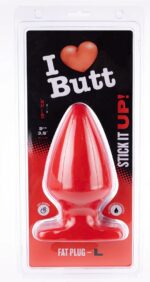 plug fat l i love butt 155 x 9 cm rouge 1