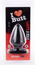 plug fat m i love butt 14 x 75 cm noir 1