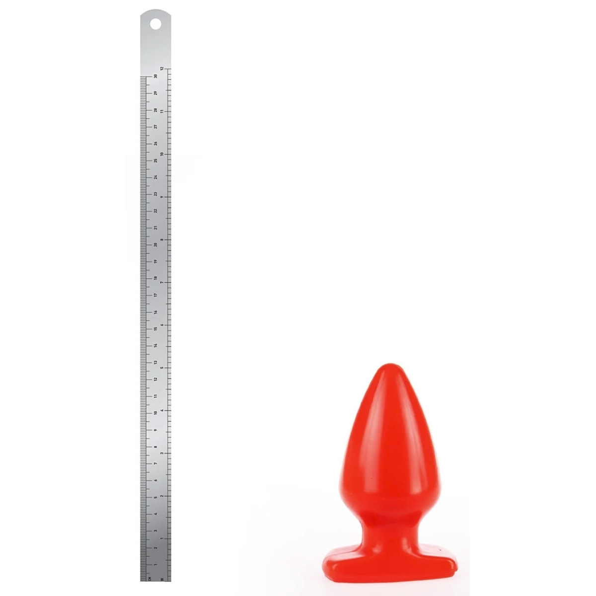 plug fat s i love butt 11 x 6 cm rouge 2