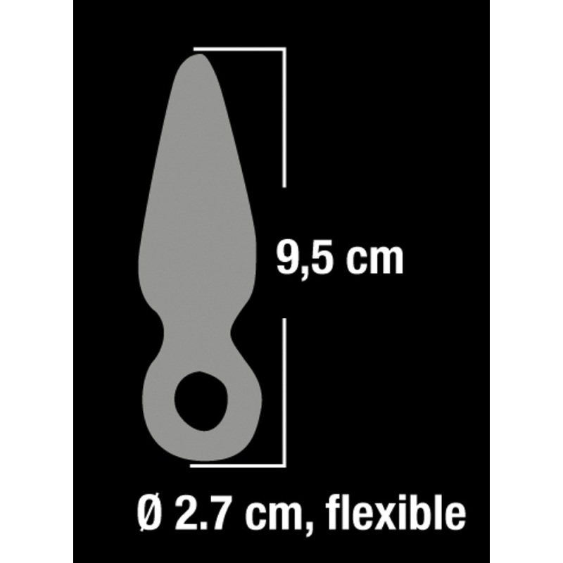 plug finger transparent 7 x 27 cm 4