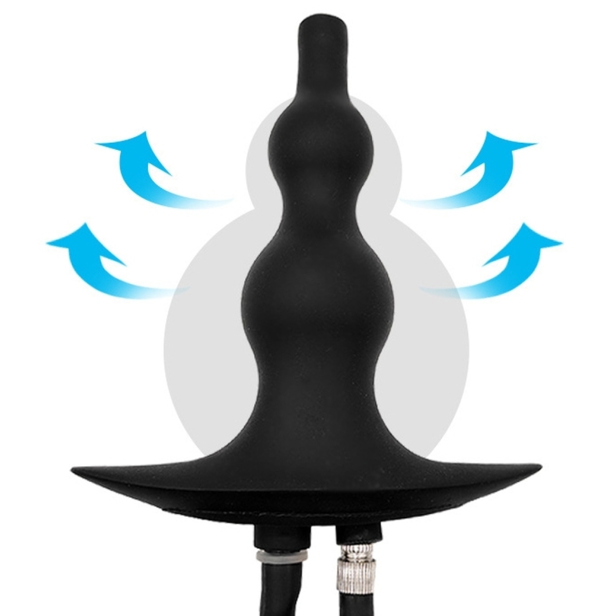 plug gonflable enema beads 11 x 35cm 1