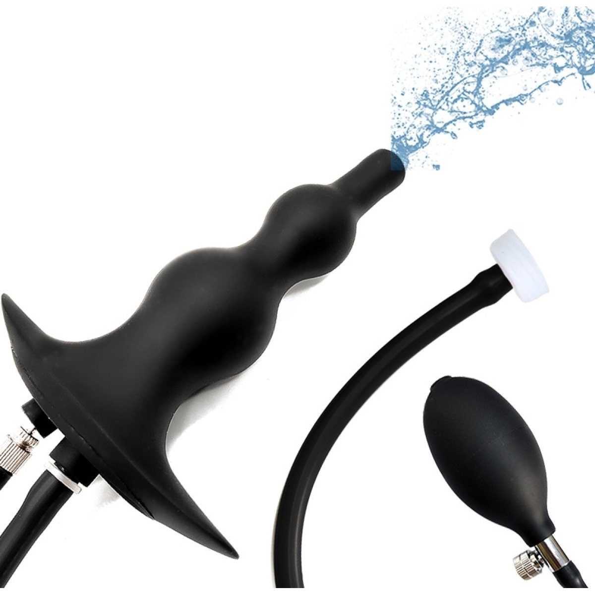 plug gonflable enema beads 11 x 35cm 2