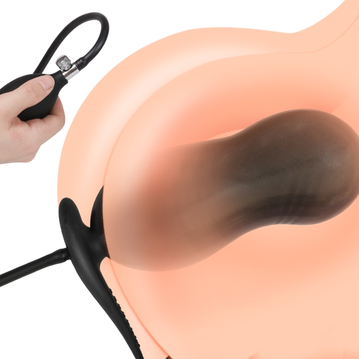 plug gonflable et cockring infass 11 x 3cm 5