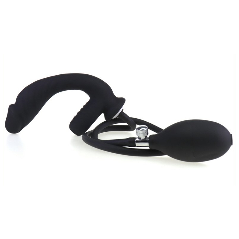 plug gonflable et vibrant infladick 14 x 35cm 1