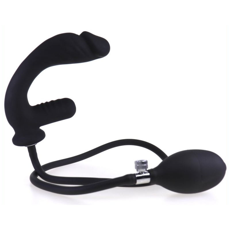 plug gonflable et vibrant infladick 14 x 35cm 3