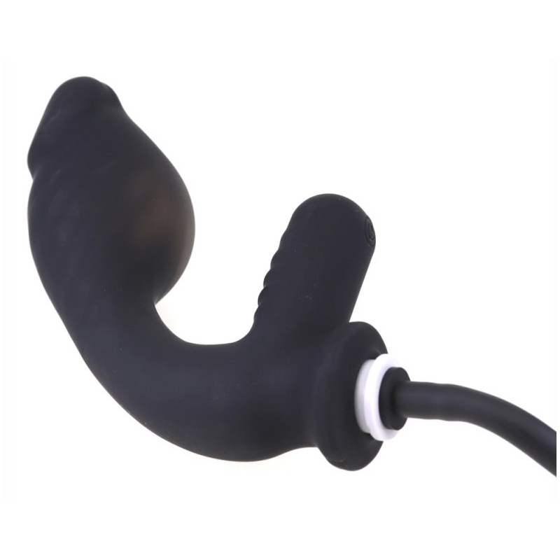 plug gonflable et vibrant infladick 14 x 35cm 9