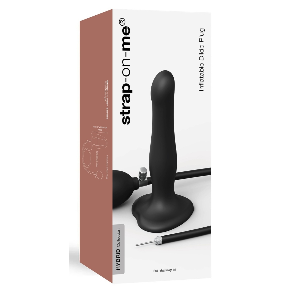 plug gonflable inflatable dildo strap on me 19 x 6cm 1