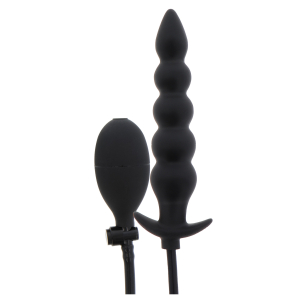 plug gonflable ribbed advanced 185 x 4 cm noir