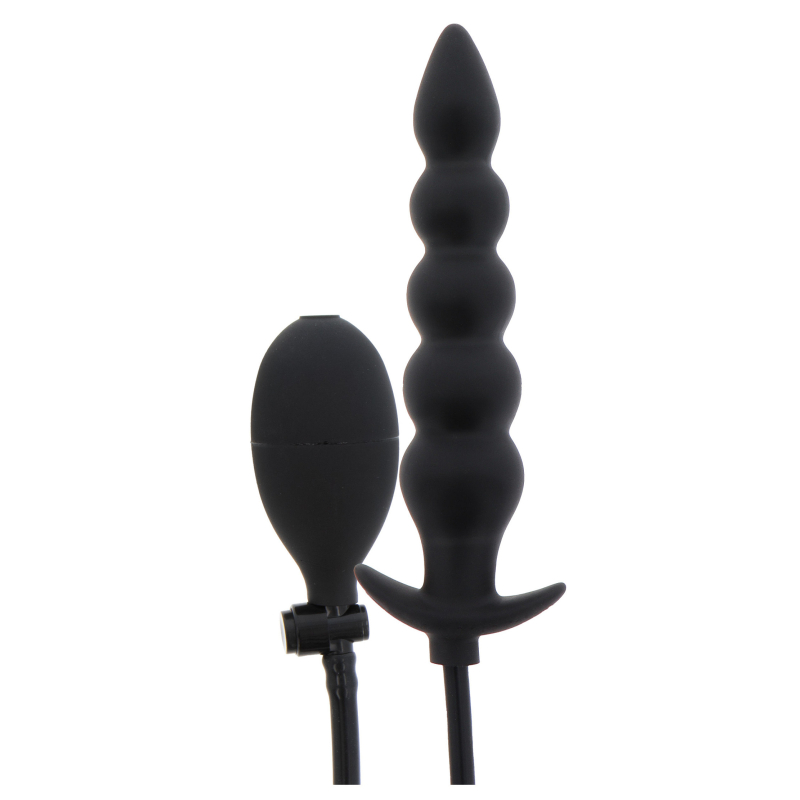 plug gonflable ribbed advanced 185 x 4 cm noir