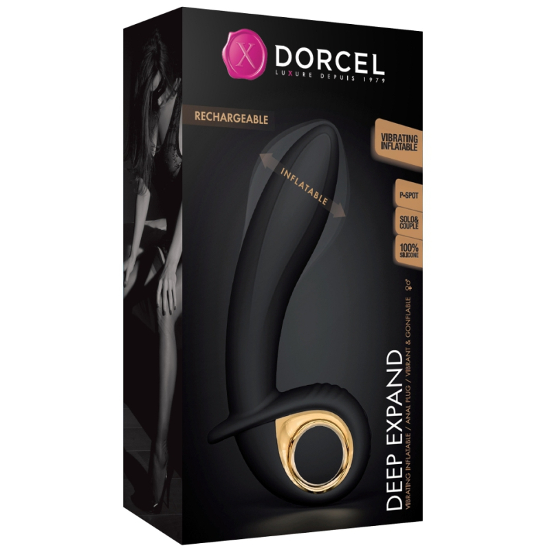 plug gonflable vibrant deep expand dorcel 115 x 48cm 1